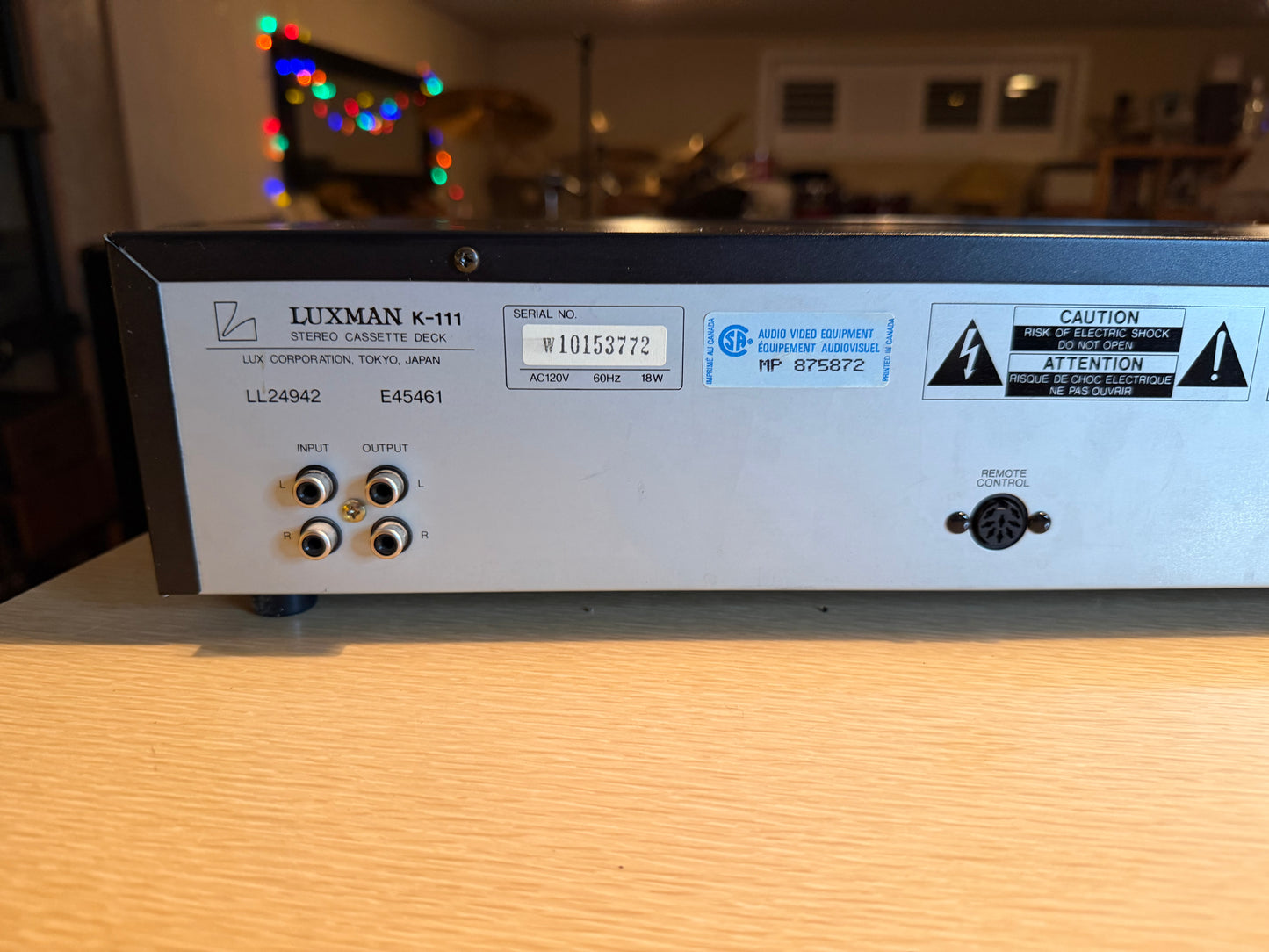 Vintage Luxman K 111 Pro Cassette Deck FRESH FULL SERVICING EXCELLENT SHAPE RARE
