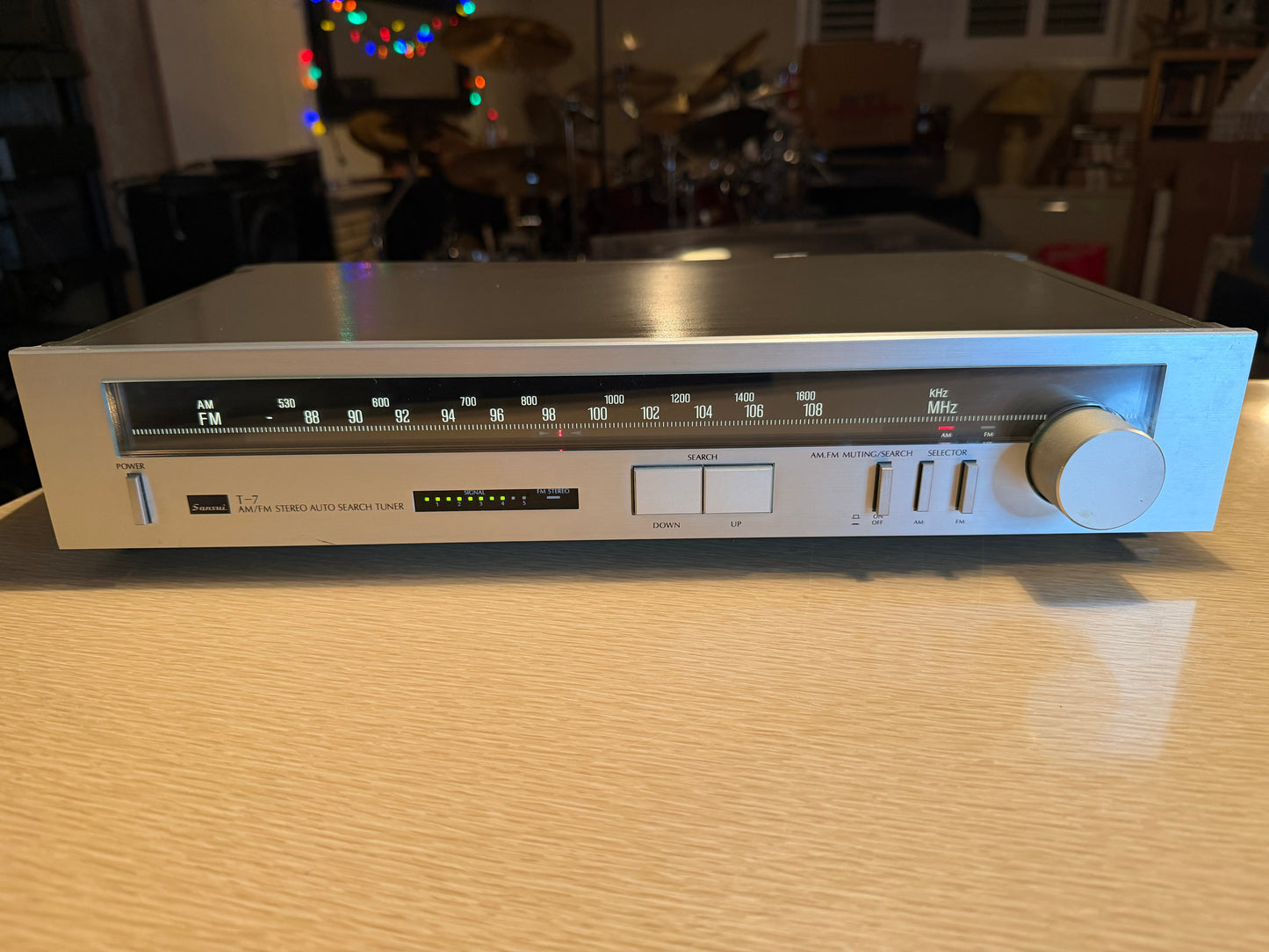 Sansui T-7 AM/FM Stereo Auto Search Tuner Perfect Working Condition Serviced