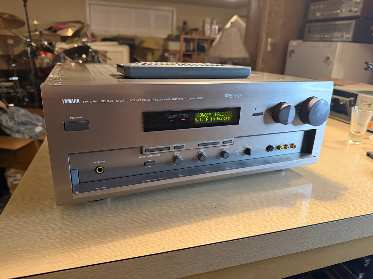 Yamaha DSP-A1000 7 Channel Power Amplifier With Remote Working Serviced Beauty
