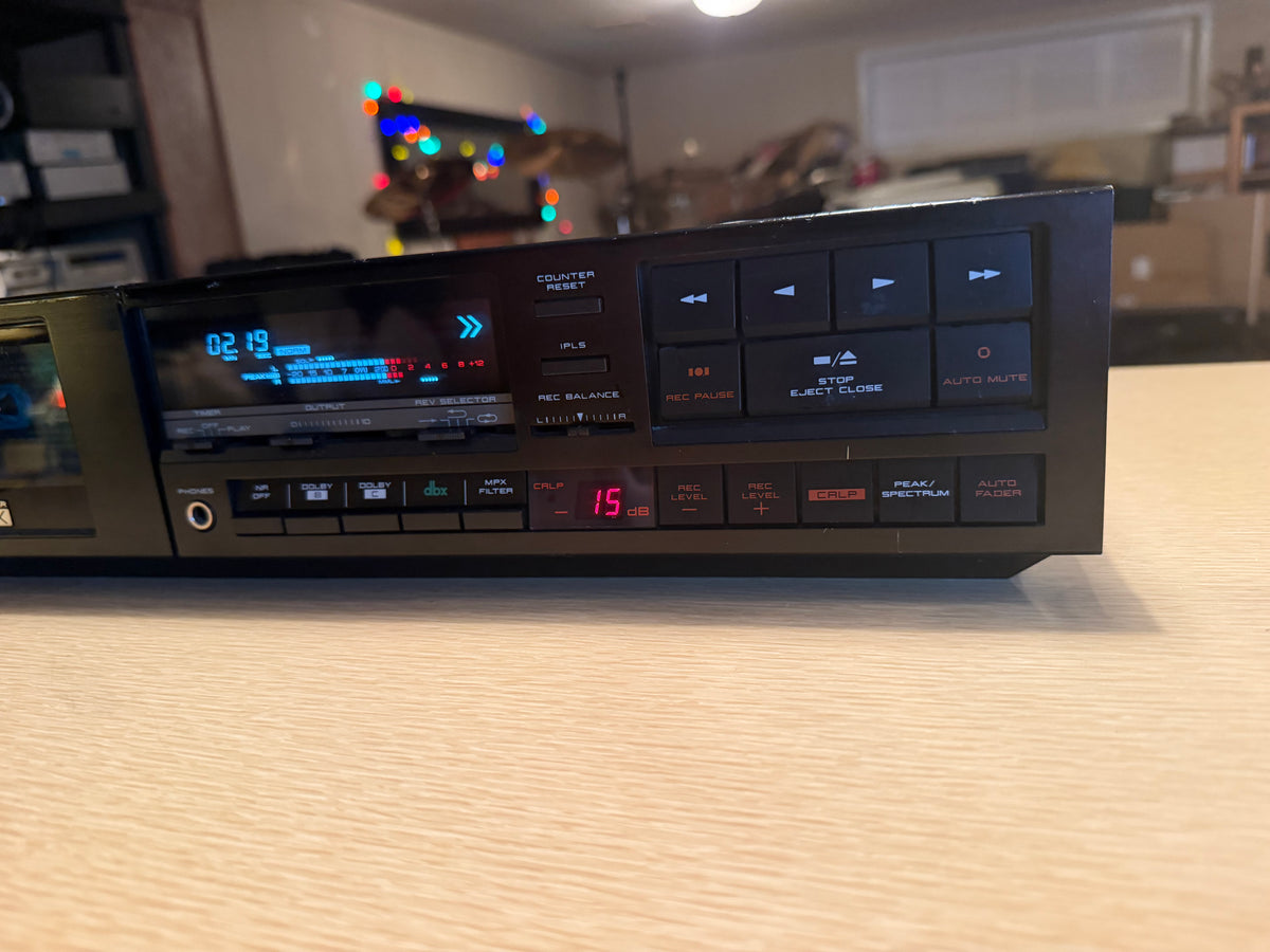 AKAI GX-R70 Stereo Cassette Deck Super GX Dolby B-C dbx Fresh Service Very Rare!