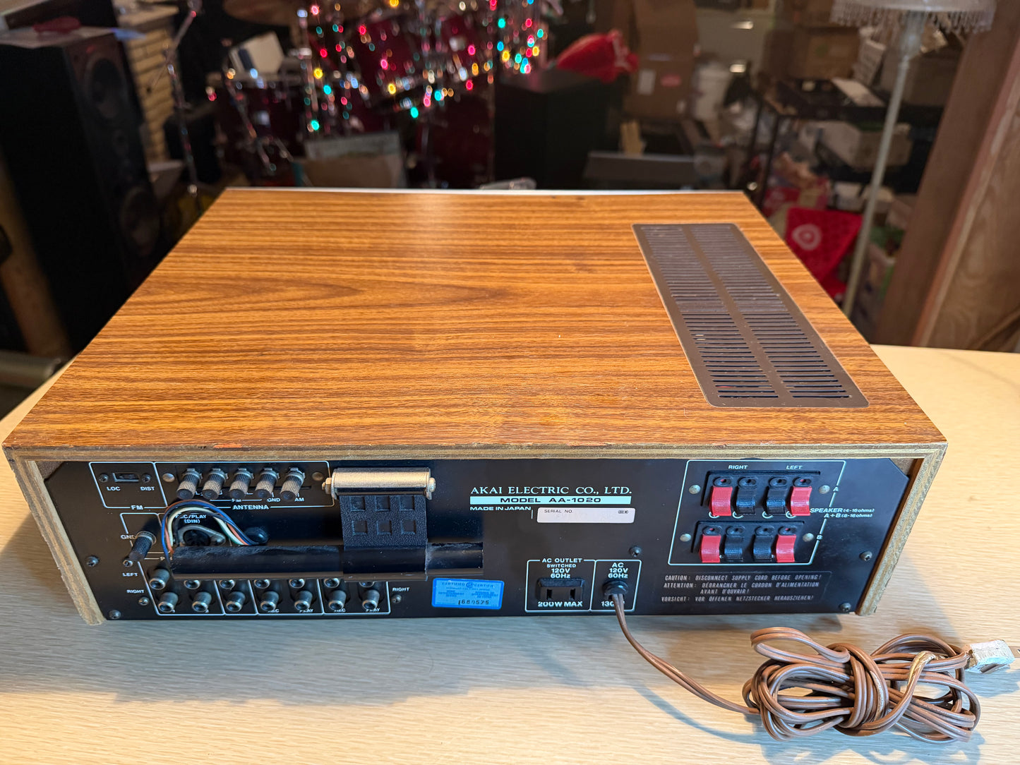 AKAI AA-1020 HiFi Stereo Integrated Amplifier SERVICED RECAPPED REFINISHED 🔥🎶