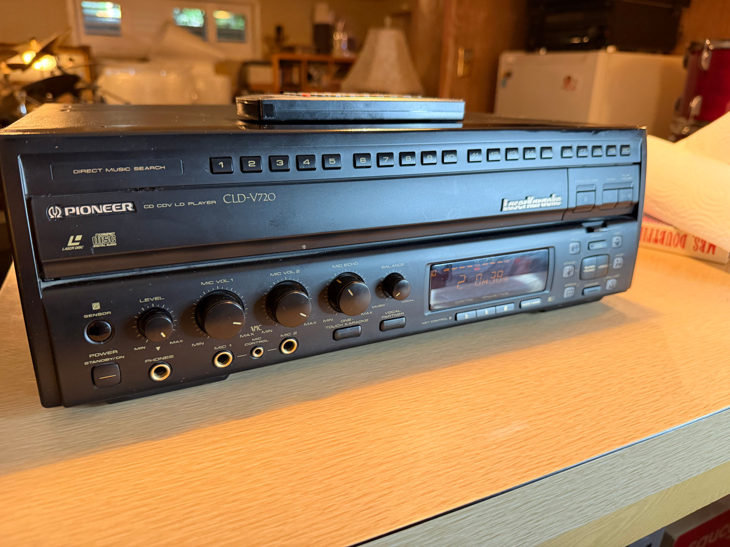 Pioneer CLD-V720 Laser Disc CD CDV  Player With Remote Tested Fully Works Rare🔥