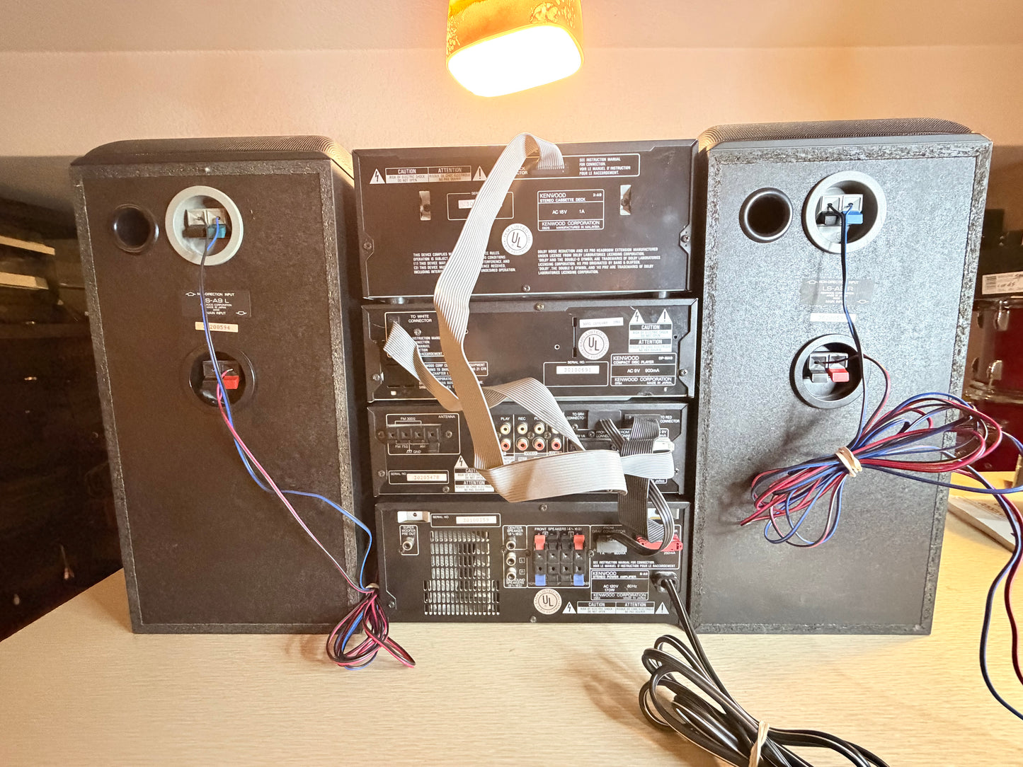 Kenwood XA9 Deck DPMA9 CDP C-9 Preamp B-A9 Amplifier LS-A9 Speakers Fully Works!