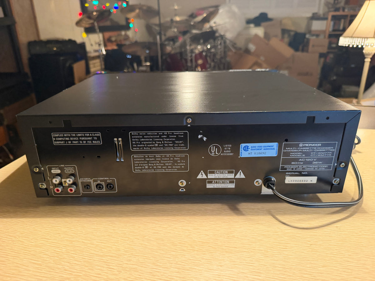 Pioneer CT-WM77R 6+1 Multi Cassette Changer: Extremely Rare Fresh Pro Service🔥