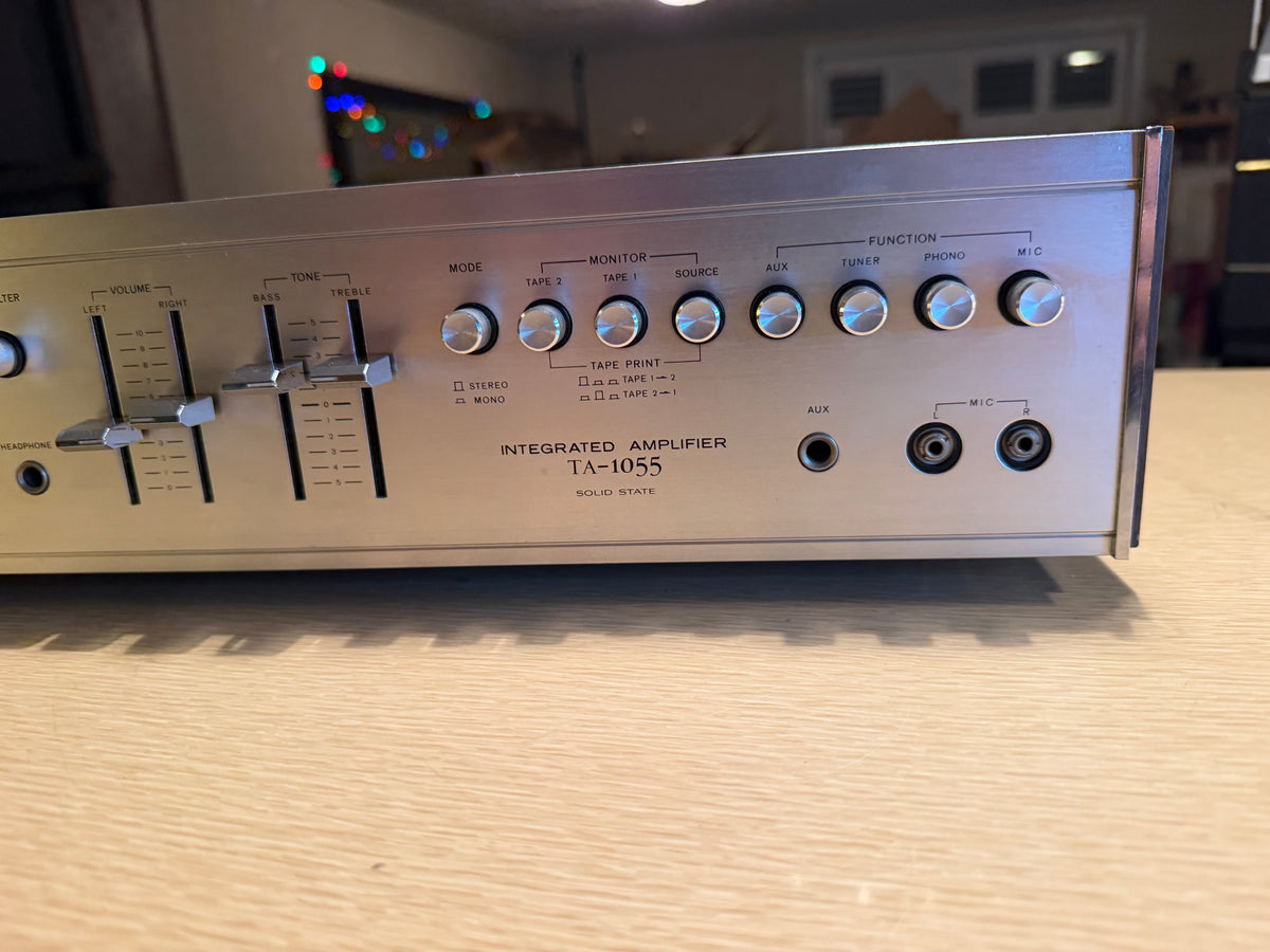 SONY TA-1055 Vintage Integrated Amplifier Near Mint Fresh Service Sounds Great🎶