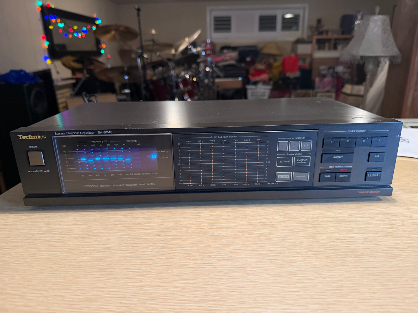 Vintage Technics SH-8046 Graphic Equalizer Very Rare Freshly Serviced Beauty🎶🔥