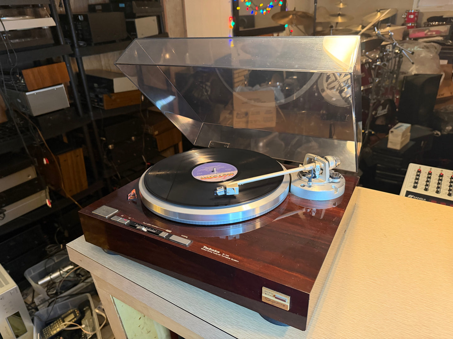 Technics SL M2 direct drive quartz lock turntable Full Fresh Service Excellent🎶