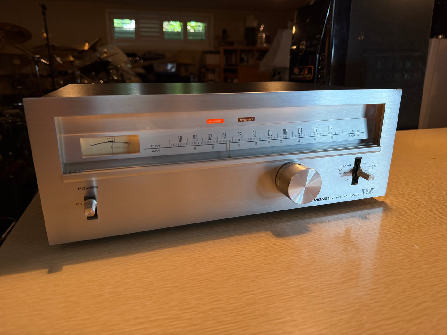Vintage Pioneer  Stereo Tuner  TX-6500 II - Tested Works NEAR MINT FRESH SERVICE