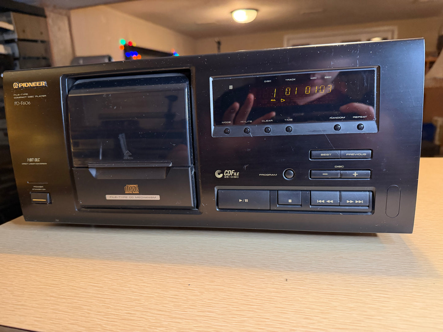 Pioneer PD-F606  File-Type 25-Disc CD Changer Player HIFI Cleaned And Serviced🎶