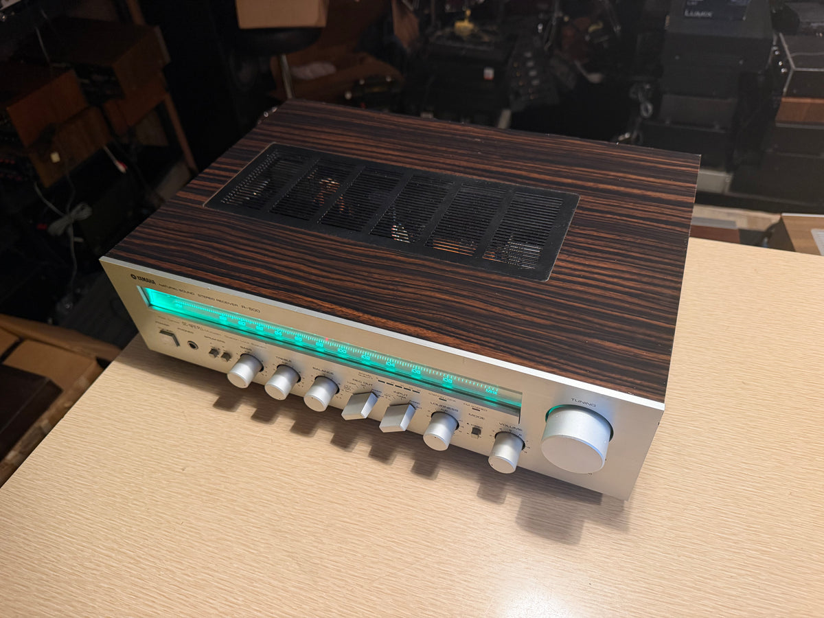 Yamaha R-500 Natural Sound AM/FM Stereo Receiver LED UPGRADE Fresh Service Wow🔥