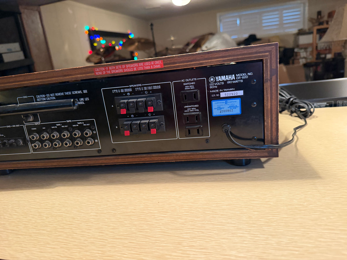 For Repair Yamaha CR-620 Natural Sound AM/FM Receiver, Powers On Volume Issue