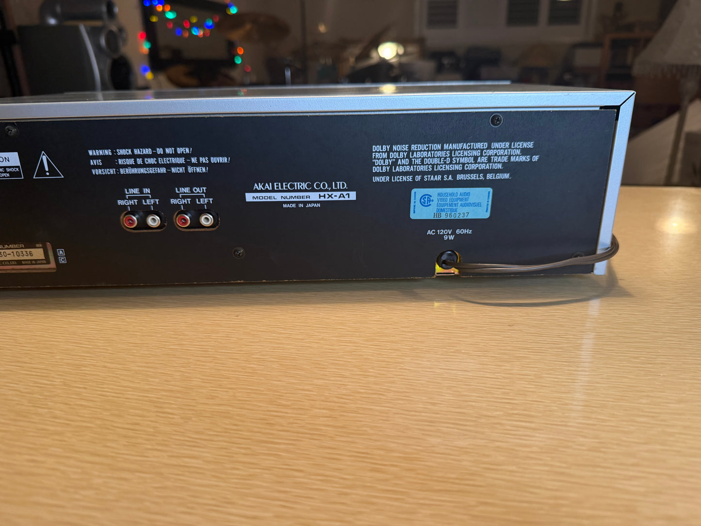 Akai HX-A1 Stereo Cassette Deck player recorder FRESH SERVICING WORKS GREAT🎶🔥