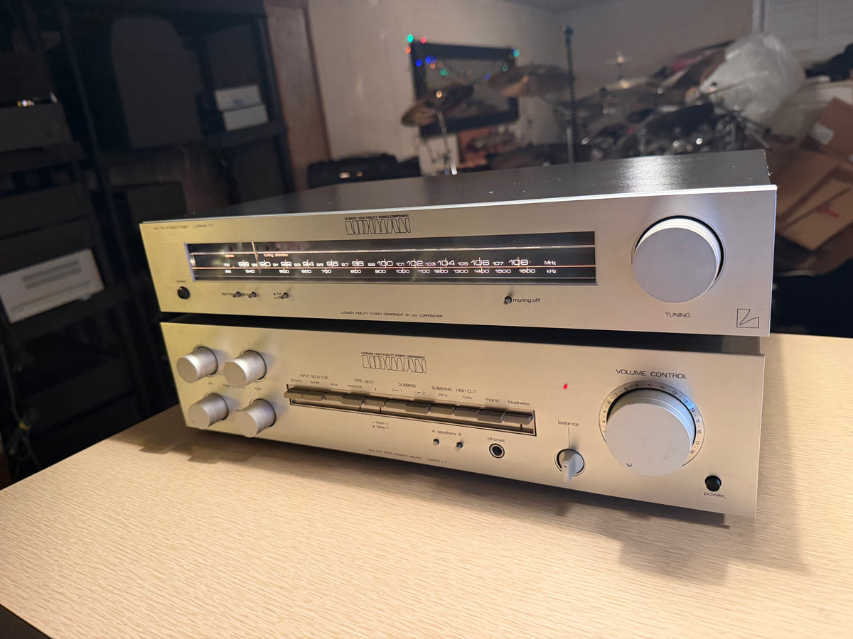 Luxman L-3 Solid State Integrated Amplifier w/ Stereo Tuner T-1 Fresh Service🔥
