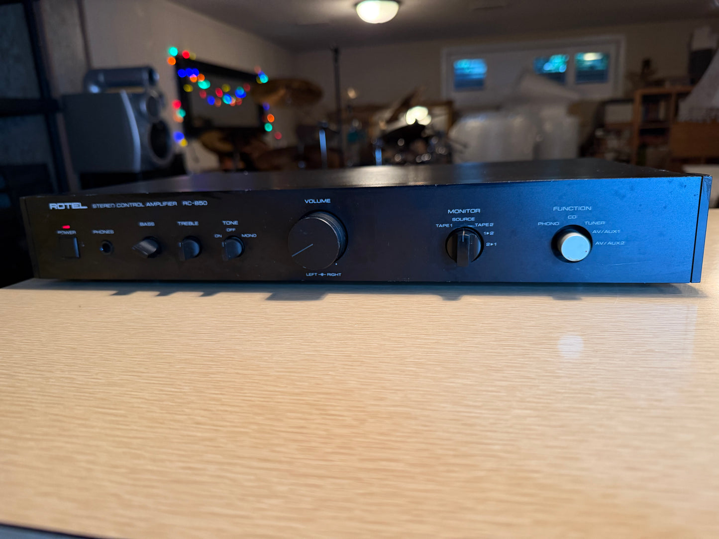 Vintage ROTEL RC-850 PREAMPLIFIER High Fidelity Rare *SERVICED*  WORKS Great🎶