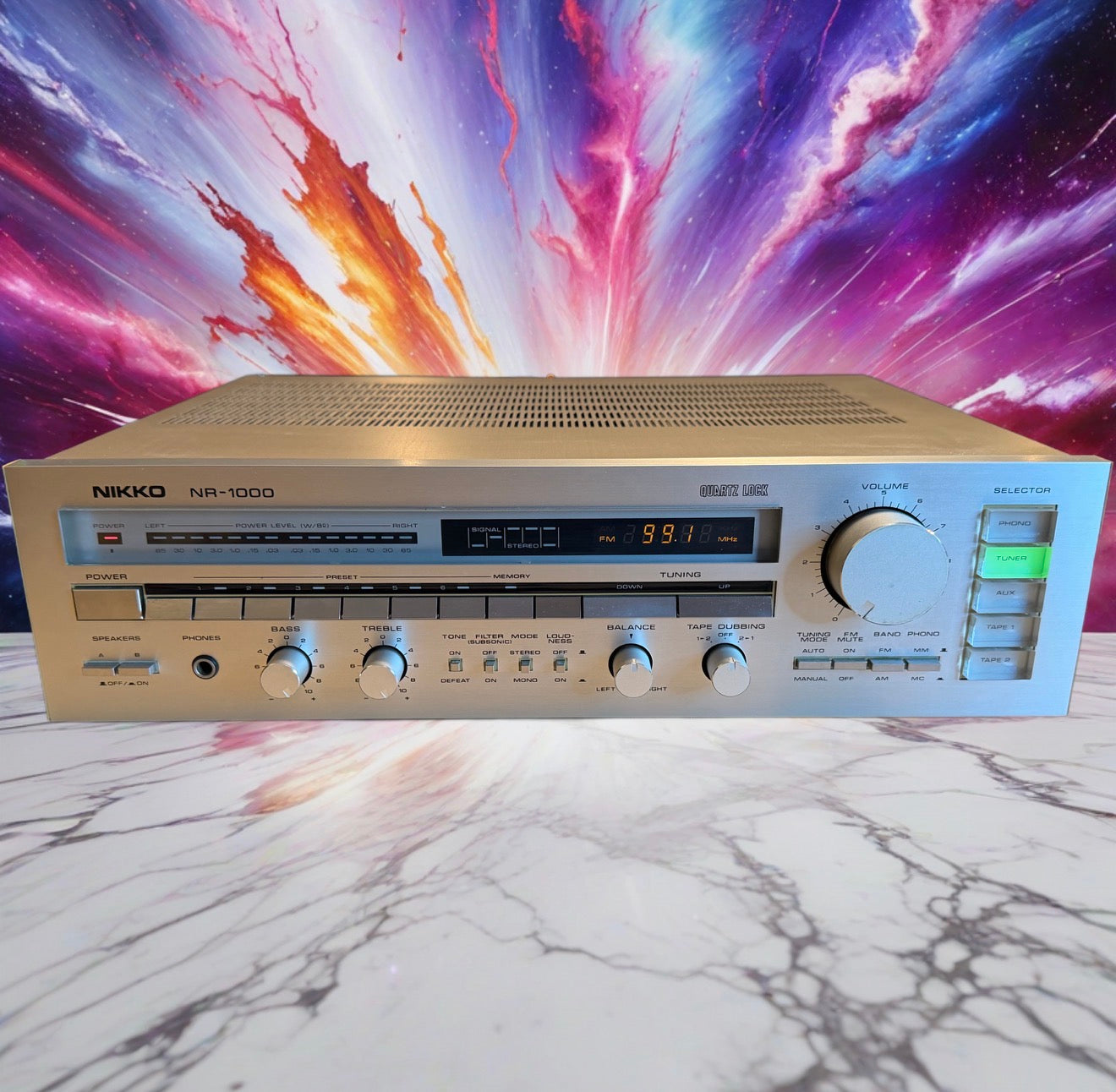Nikko NR-1000 Quartz Lock AM/FM Receiver EXCELLENT SHAPE FULL FRESH SERVICE 🔥