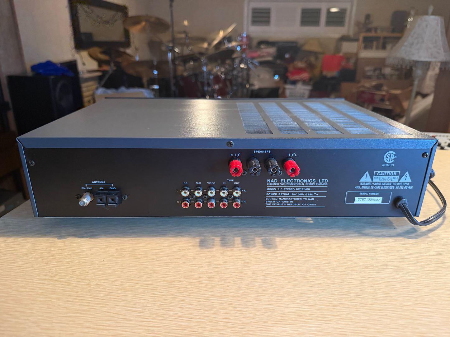 NAD 710  Stereo Hi-Fi Amplifier Tuner Fresh Service Bulbs Replaced Very Rare🔥🎶