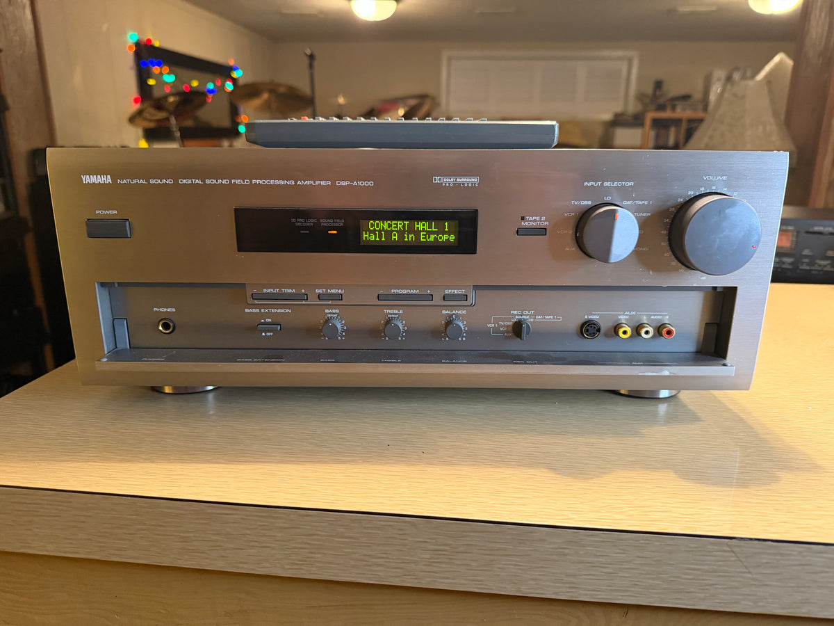 Yamaha DSP-A1000 7 Channel Power Amplifier With Remote Working Serviced Beauty