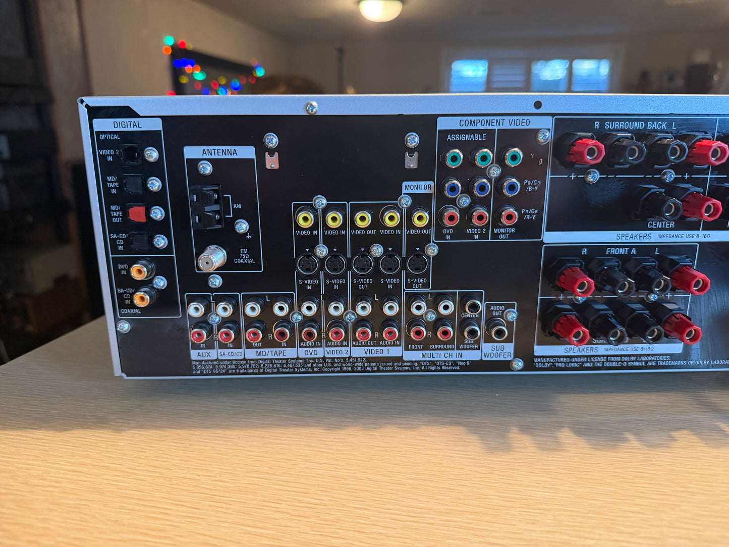 Sony STR-DE698 Digital AV Control Receiver Phono RDS 6 Ch Fresh Service 90WPC🔥