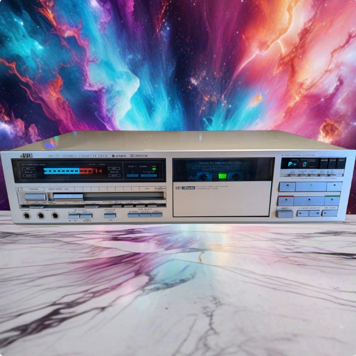Vintage JVC DD-77 3 Head High Fidelity Stereo Cassette Deck Freshly Serviced🎶🔥