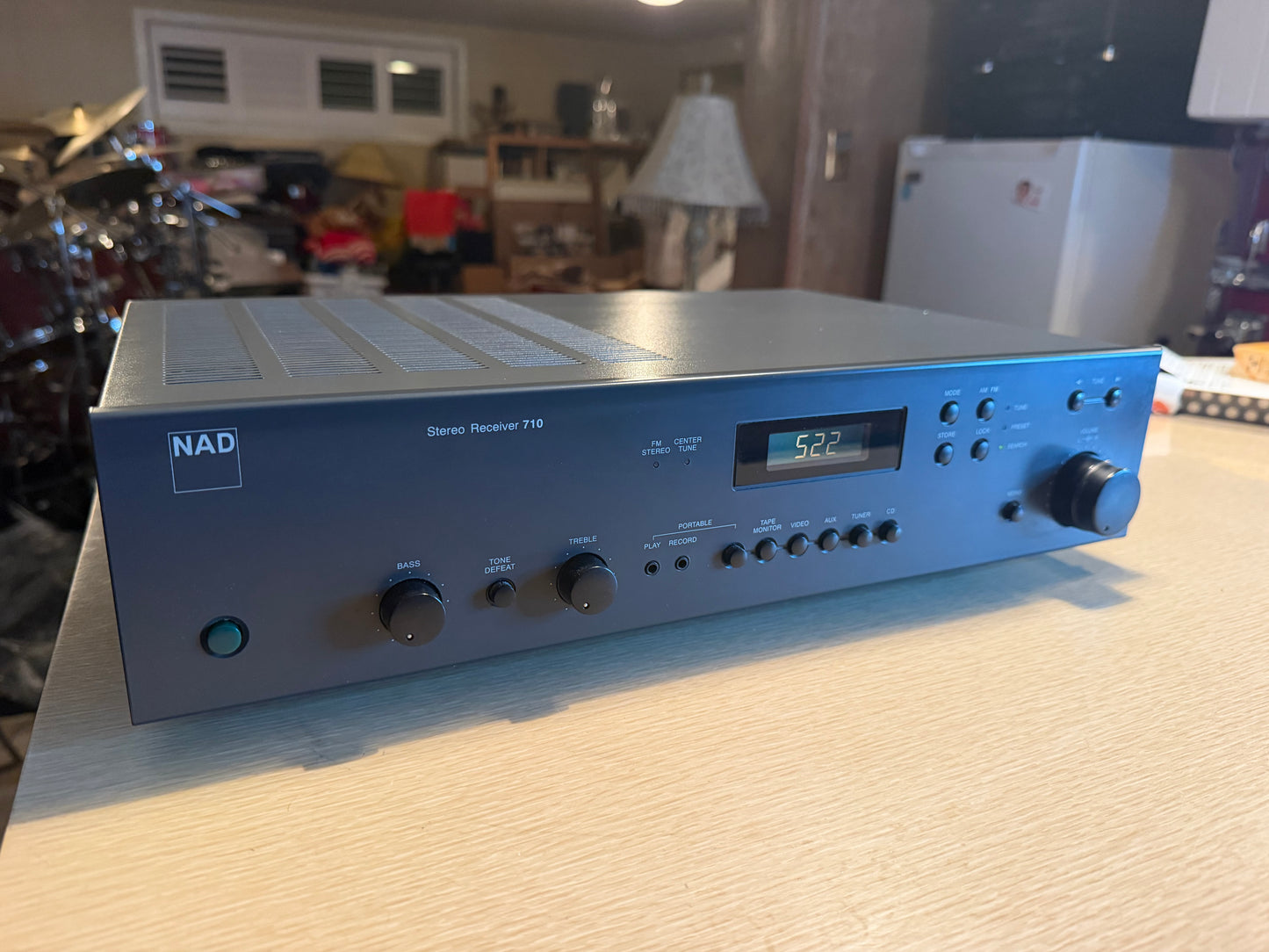 NAD 710  Stereo Hi-Fi Amplifier Tuner Fresh Service Bulbs Replaced Very Rare🔥🎶