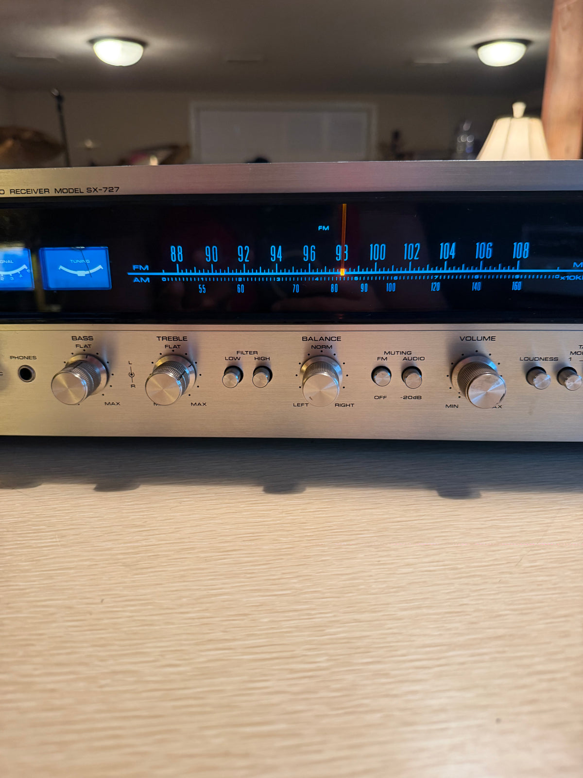Near Mint Serviced Pioneer SX-727 Vintage Stereo Receiver With OEM Box Beauty🎶