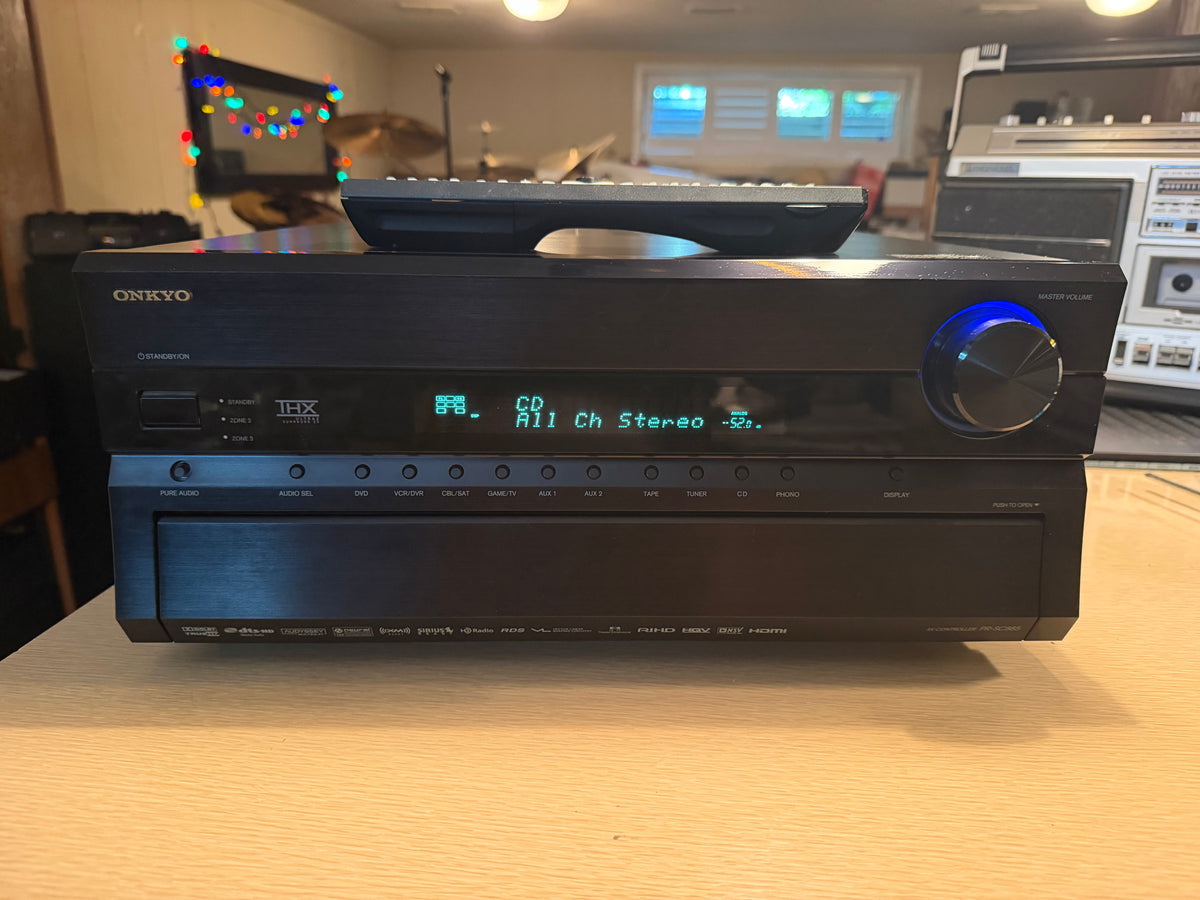 Onkyo Pro PR-SC885 High-Performance 7.1-Ch AV Preamp Fresh Service Remote Bundle