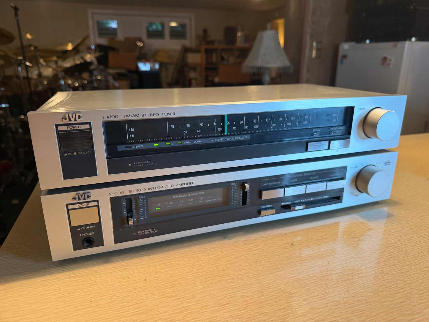 JVC K‑100 + T‑K100 Matching Components | Serviced | Clean | Working