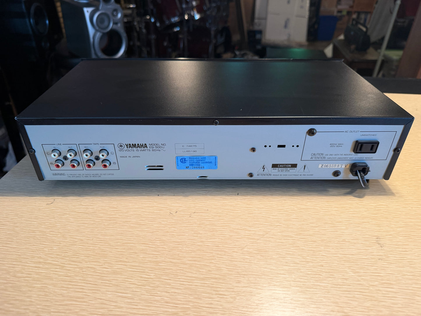 Yamaha EQ-500U Equalizer Spectrum Analyzer Tested Working High Fidelity Rare🎶🔥