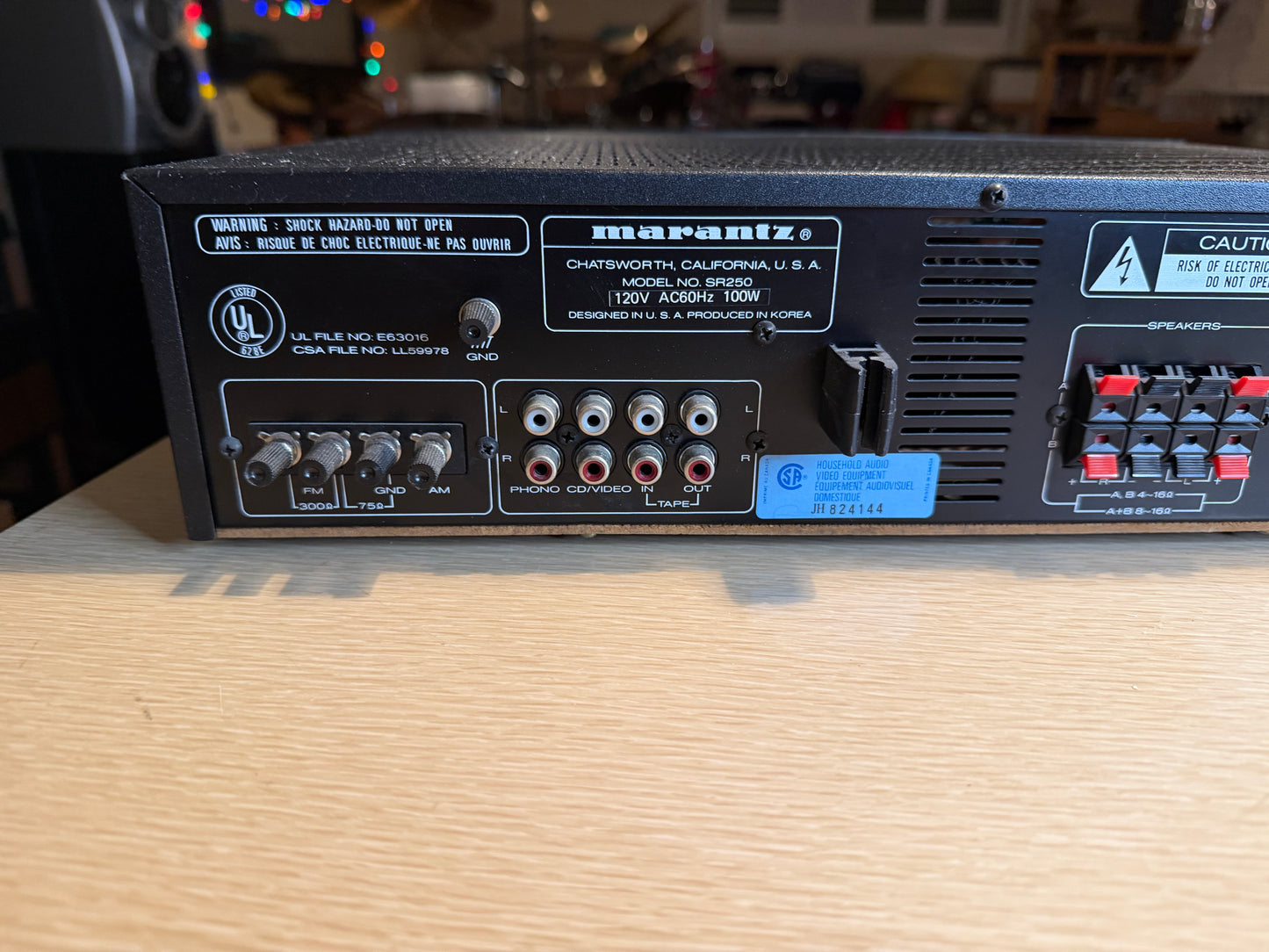 Vintage Marantz SR 250 Receiver HiFi Stereo Audiophile 2 Channel SERVICED RARE🔥