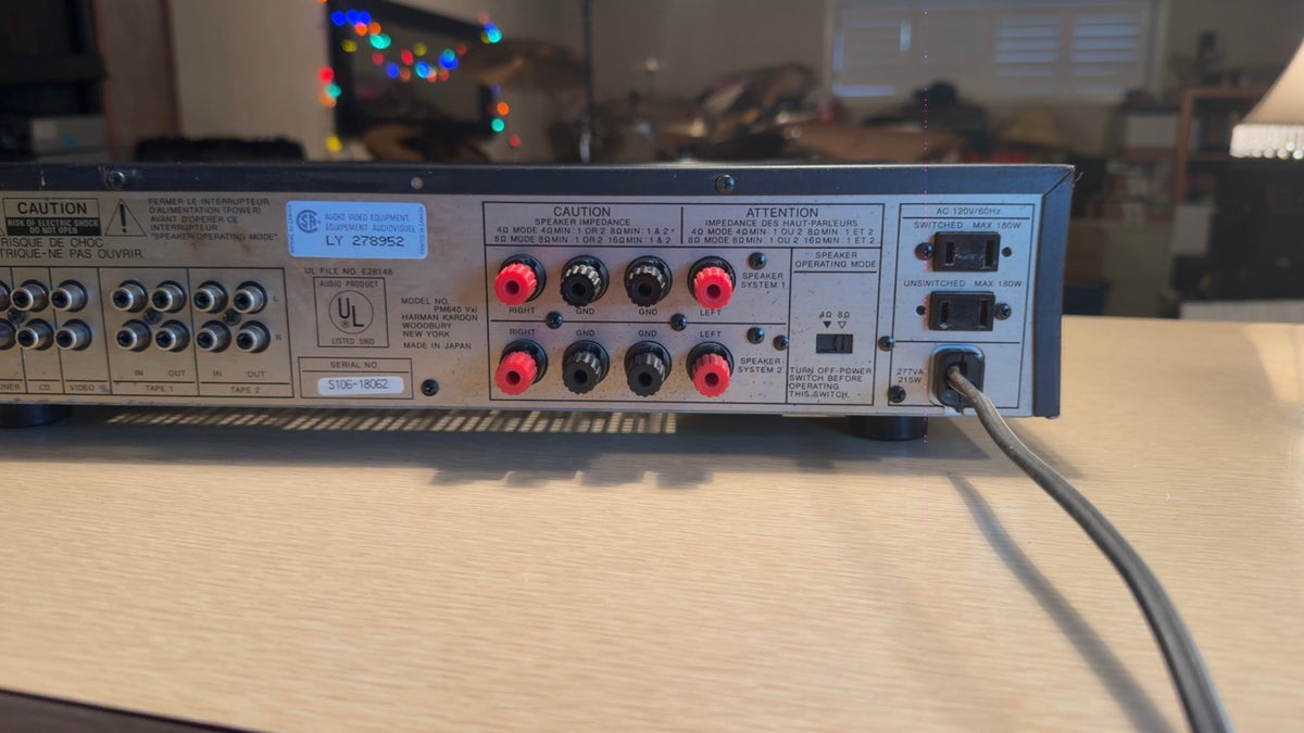 Legendary & RARE Harman/Kardon PM640 Vxi Amplifier ~ Powerful 80s Beast Serviced