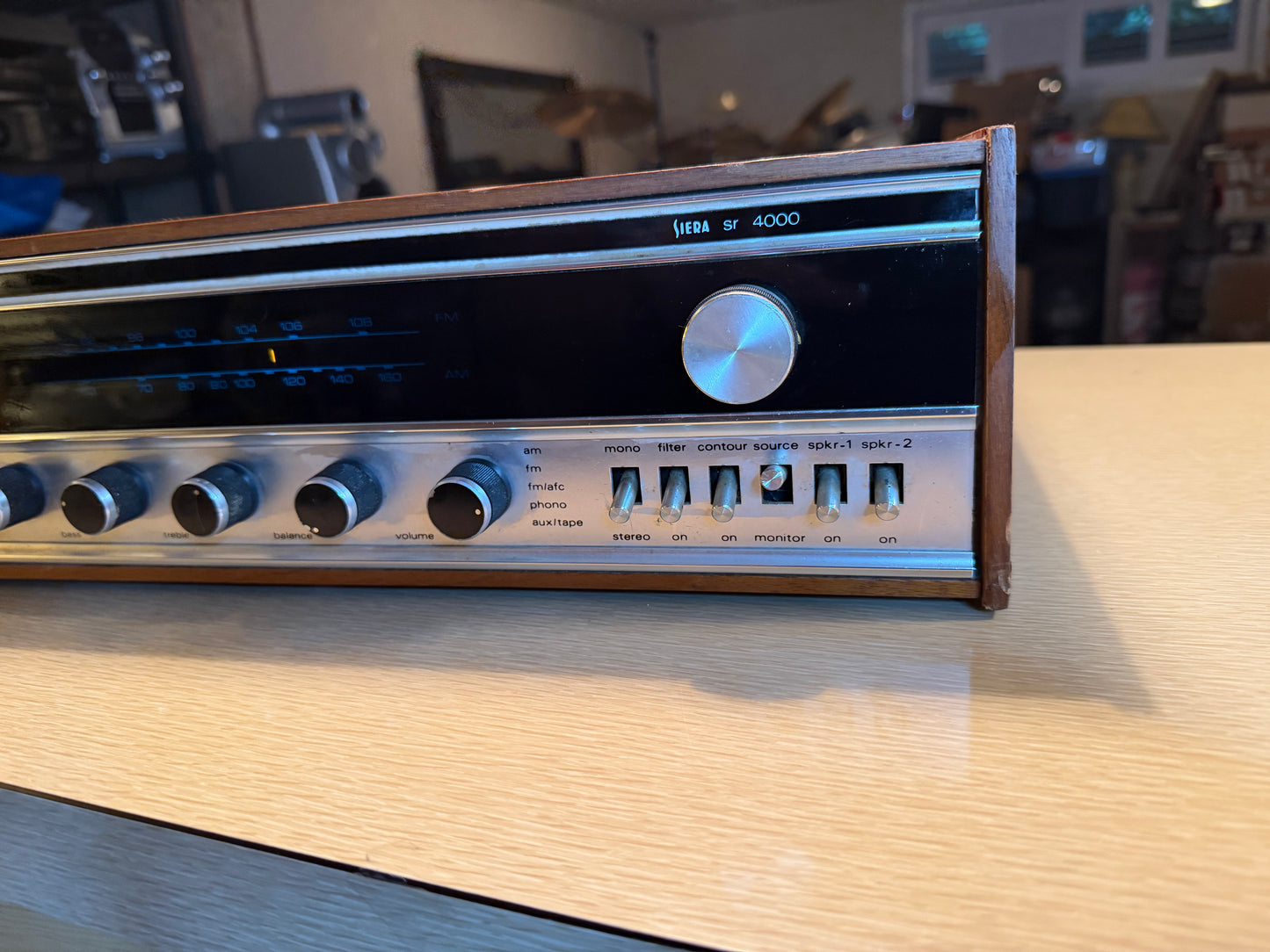 SIERA SR‑4000 Stereo Receiver • Serviced • Vintage Analog FET Extremely Rare🔥🎶