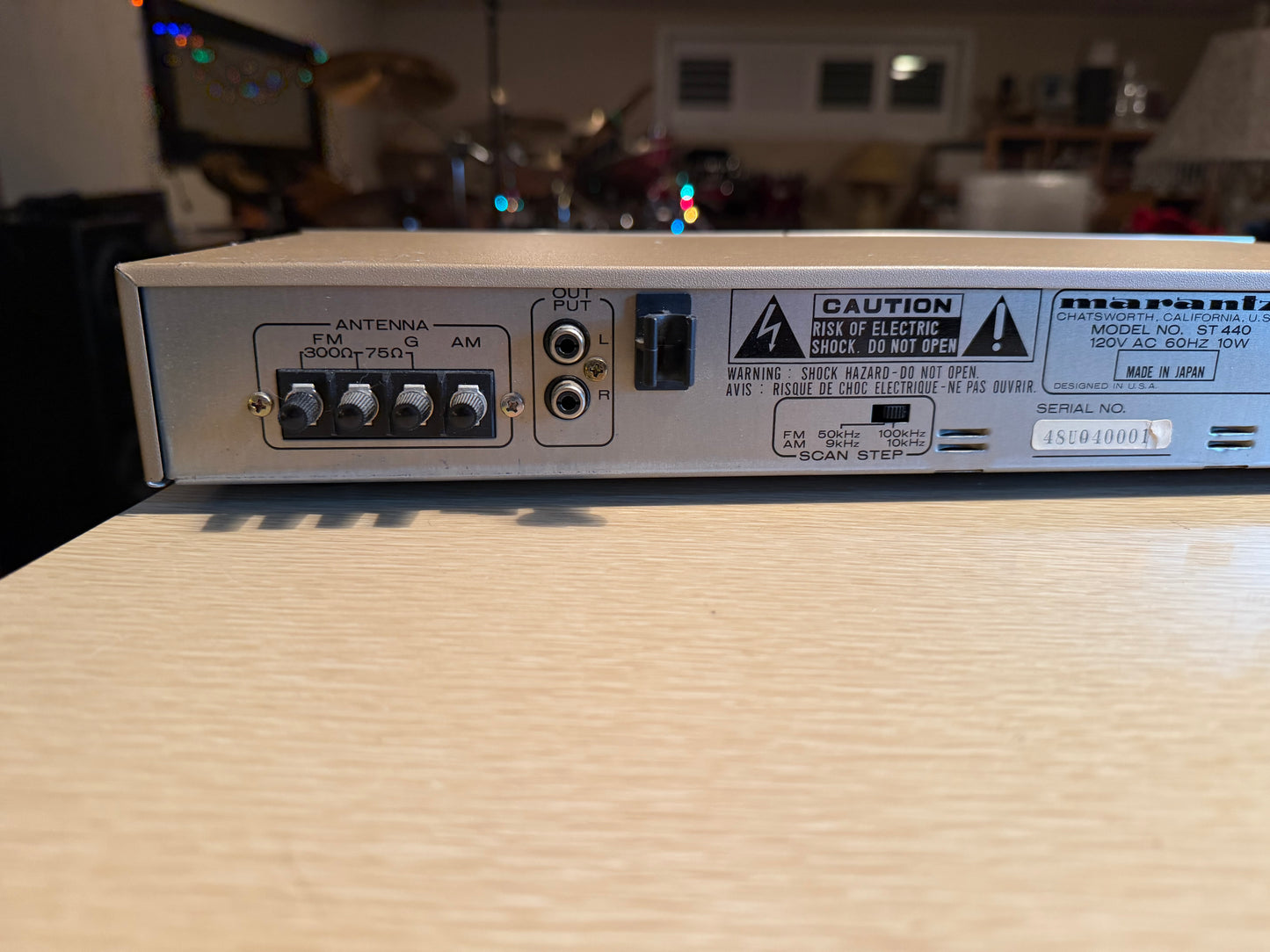 GOLD Marantz ST440 AM/FM Stereo Synthesised Tuner Digital Display Serviced RARE!