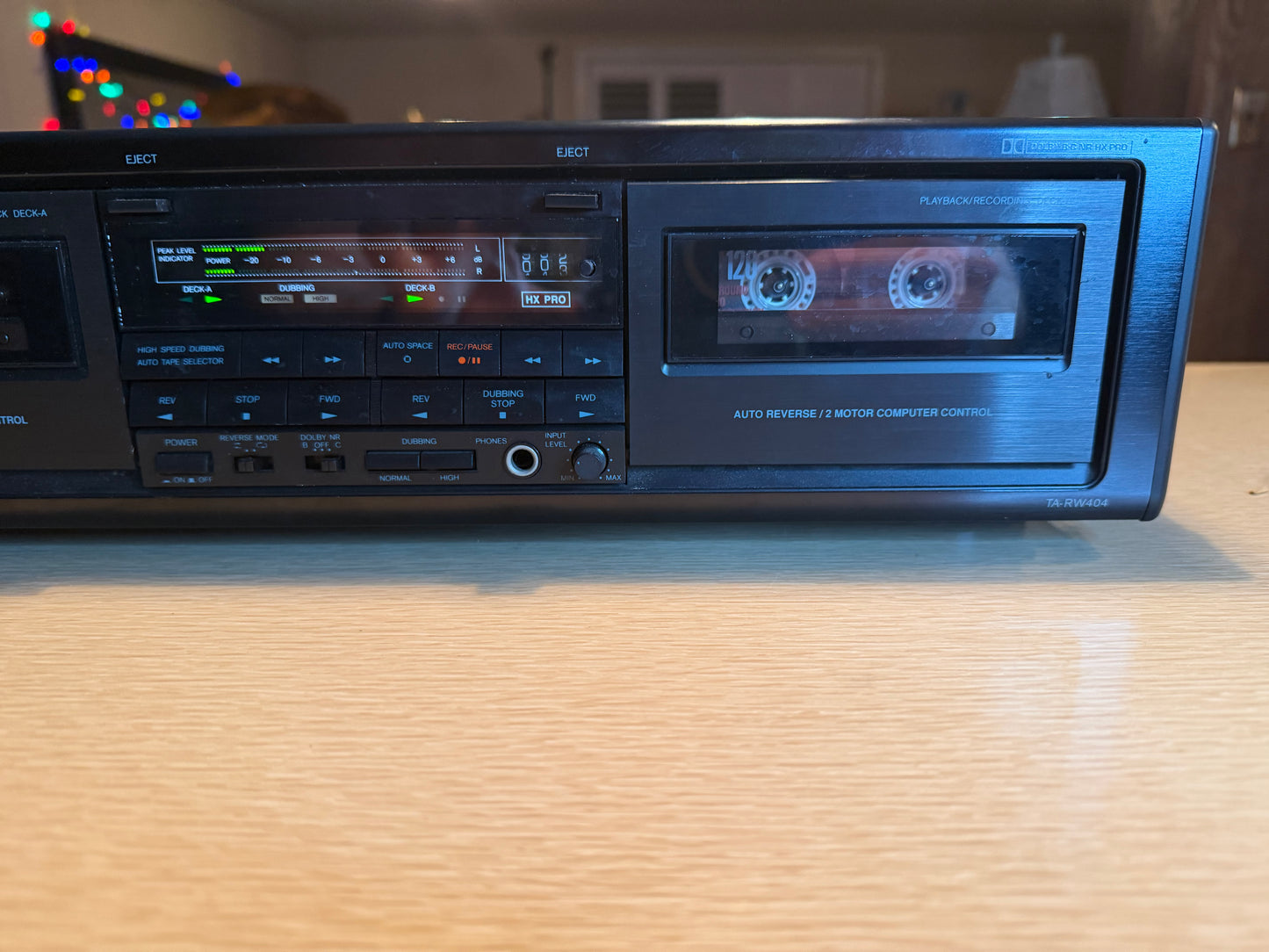 Onkyo TA-RW404 Dual Auto Reverse Dual Cassette Tape Deck Recorder Serviced 🔥🎶