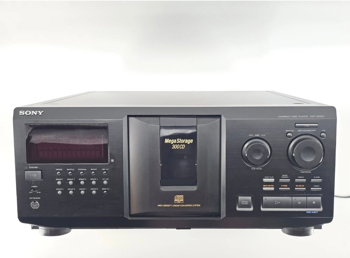 Sony CDP-CX335 Mega Storage Compact Disc 300 CD Changer Player *FULL SERVICE*🔥