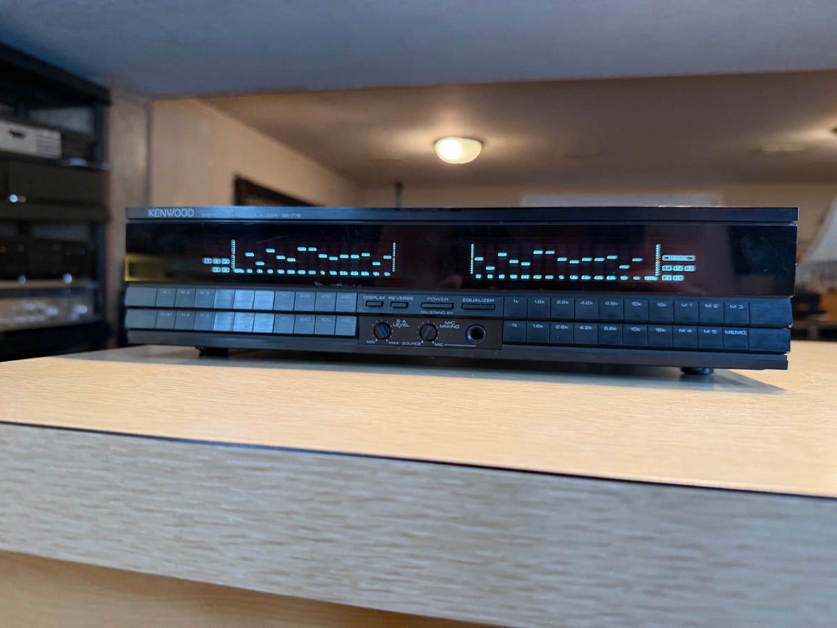 Kenwood GE-77E Stereo Graphic Equalizer Spectrum Analyzer 14 Band Serviced Beaut
