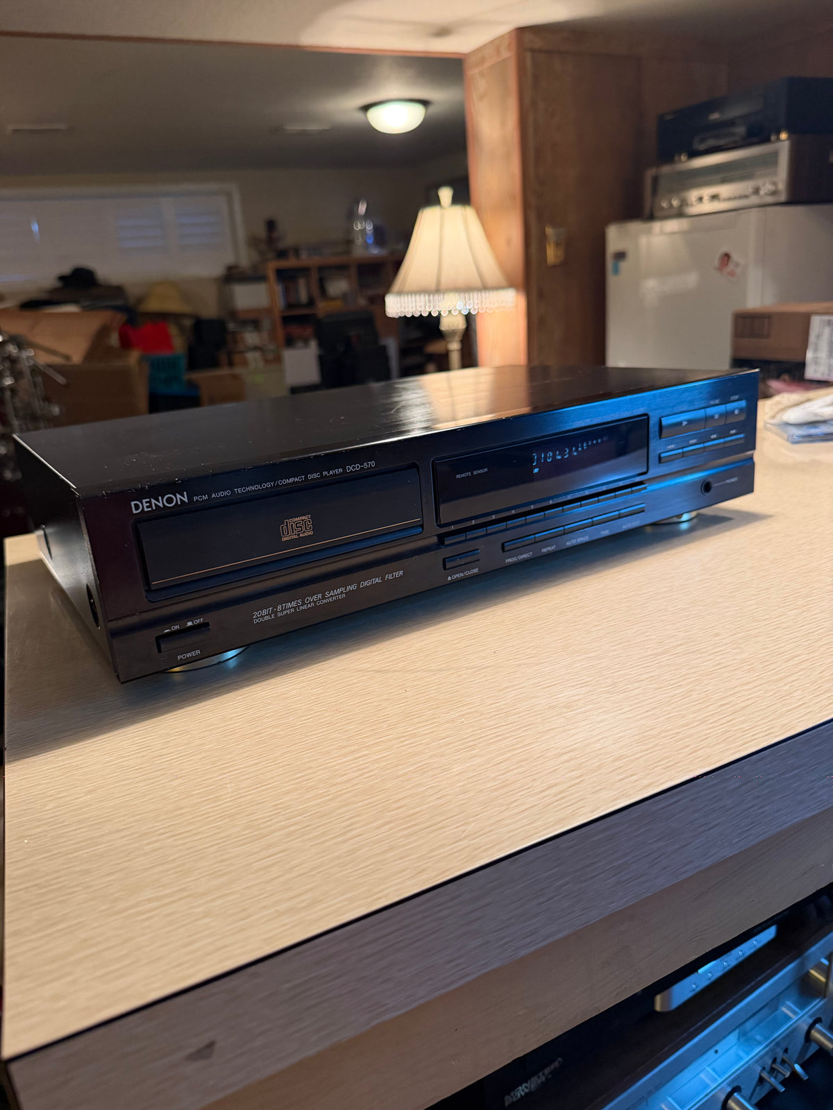 Denon DCD-570 PCM Audio Technology/Compact Disc Player Full Fresh Service Beauty