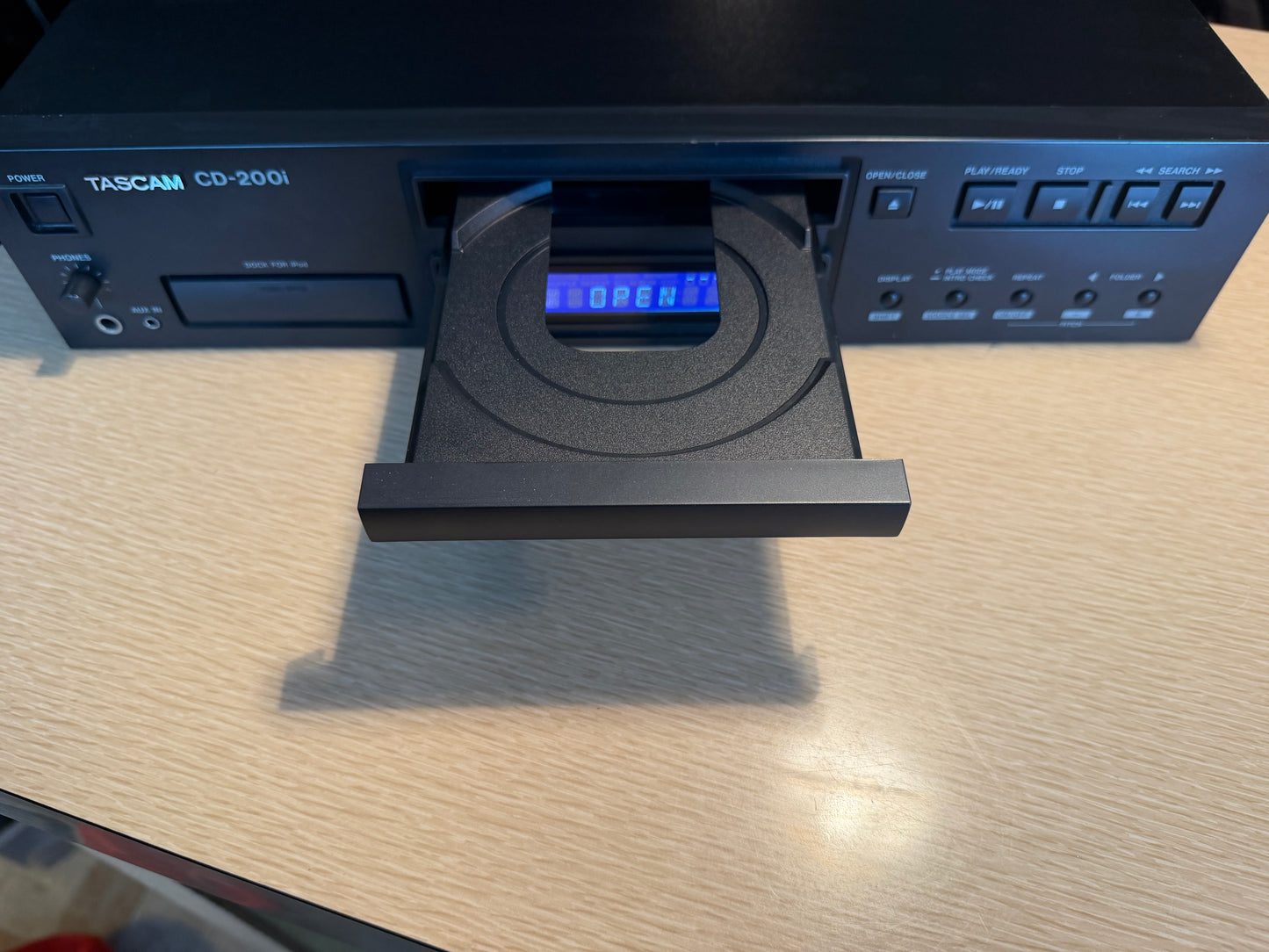 Tascam CD-200i Professional CD Player High fidelity Fresh Servicing Rare 🎶🔥