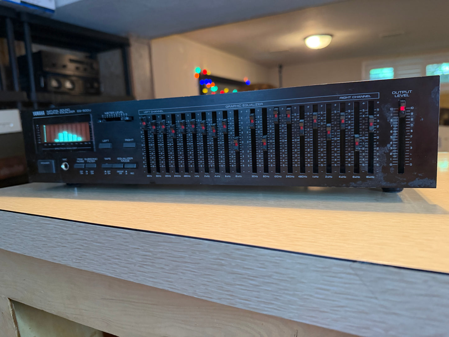 Yamaha EQ-500U Equalizer Spectrum Analyzer Tested Working High Fidelity Rare🎶🔥