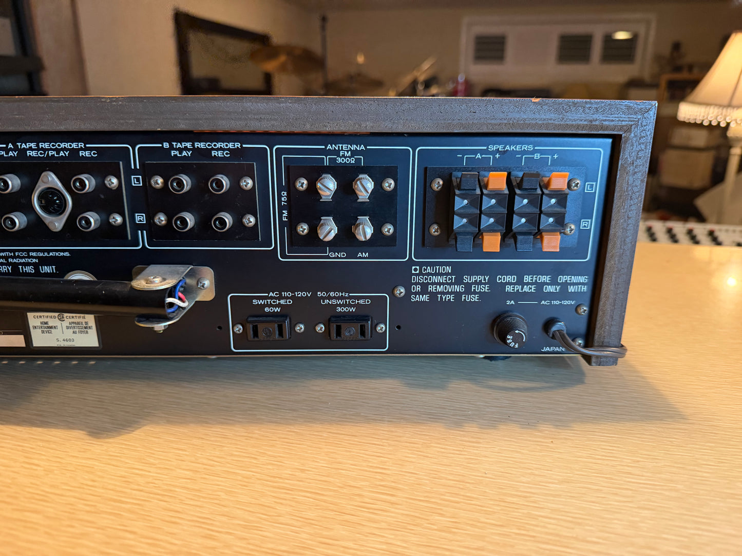 Kenwood KR-4200 Vintage Am Fm Stereo Receiver Amplifier Excellent Fresh Service