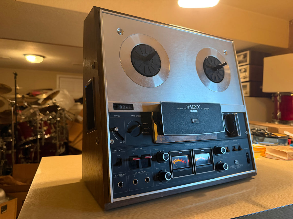 Sony TC-377 2-Channel 3-Heads Reel-to-Reel Near Mint Serviced W/ Orig Box🎶🔥