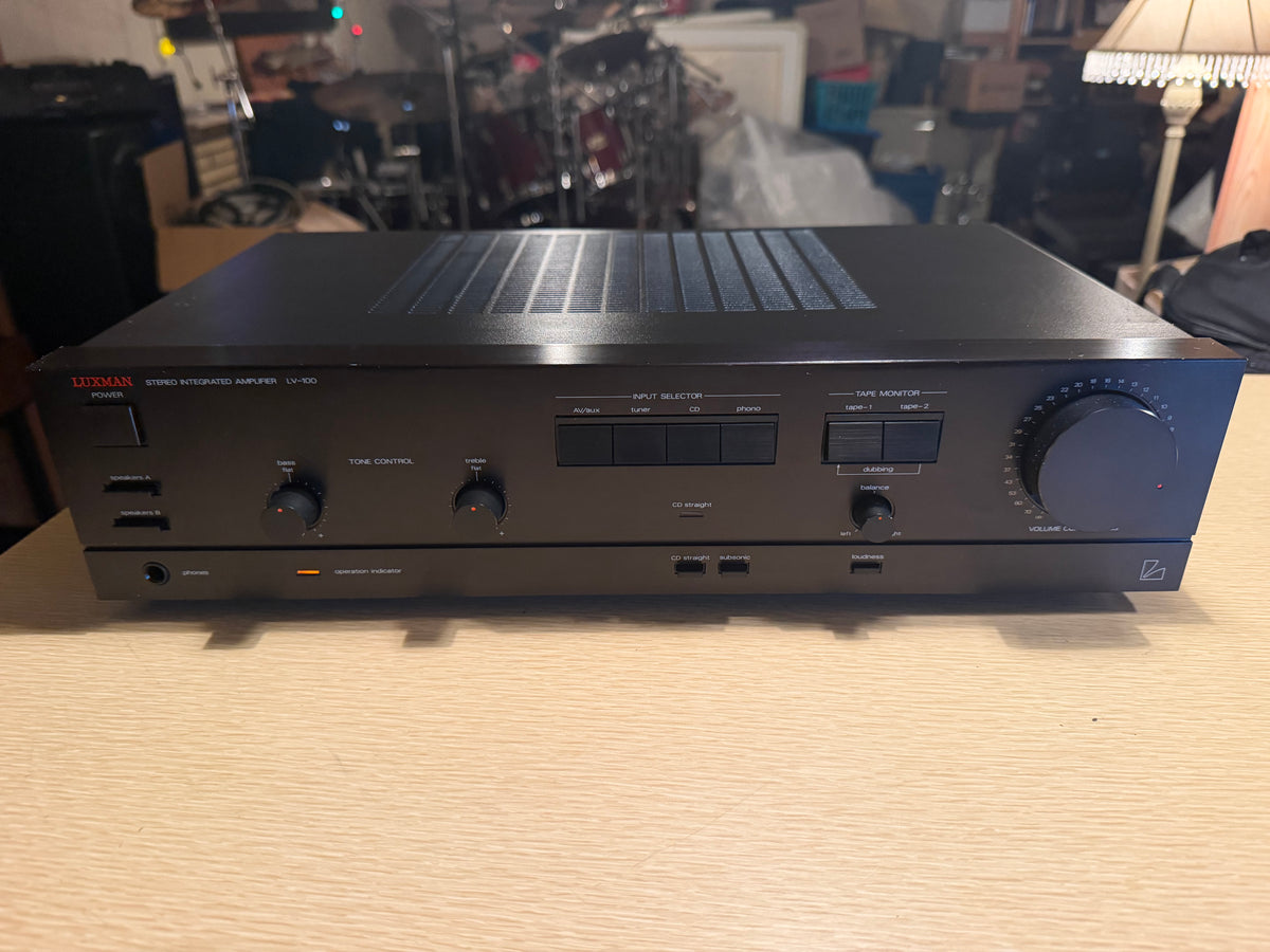 Luxman LV-100 - Stereo Integrated Amplifier Near Mint CND Full Fresh Service🔥🎶