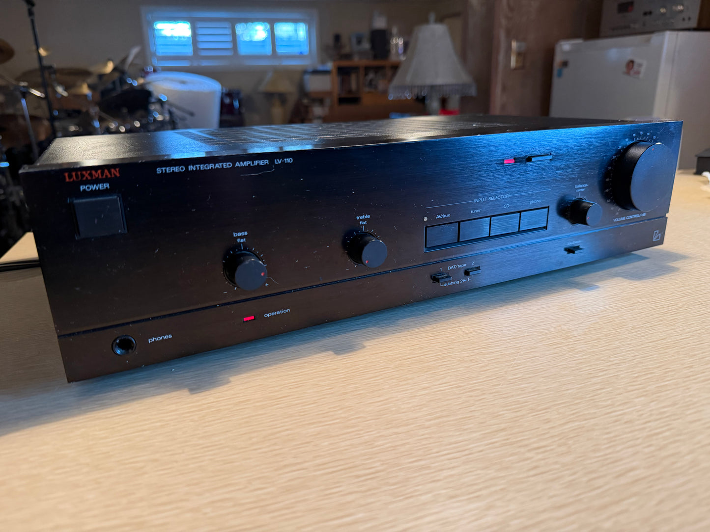 Luxman LV-110 MOS-FET Stereo Integrated Amplifier w MM MC Phono FRESH SERVICE🔥
