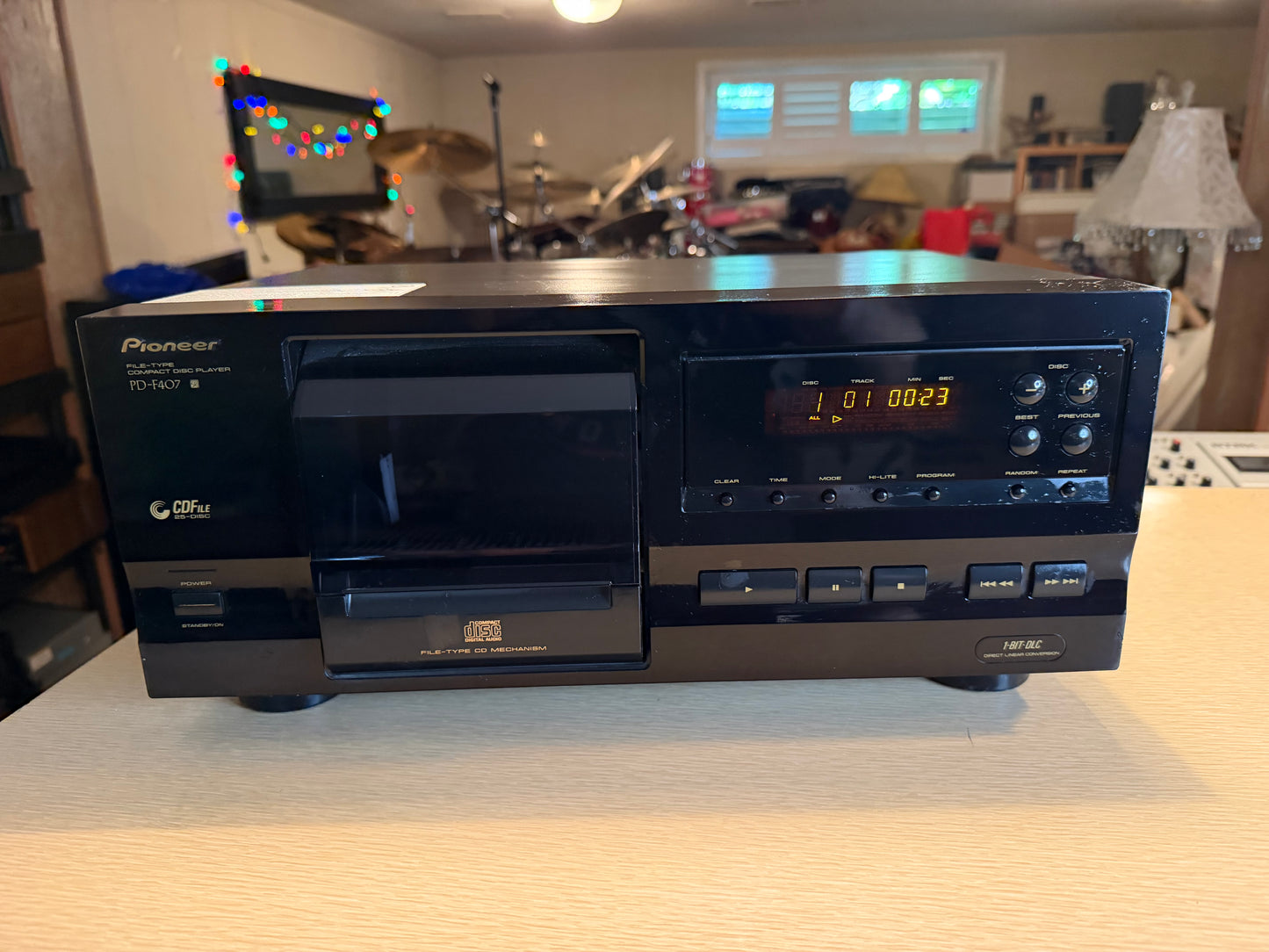 Pioneer PD-F407 25-Disc CD File Changer Player Serviced Tested works Smooth🔥🎶