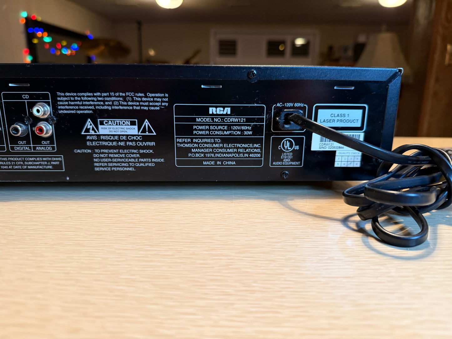 RCA CDRW121 Dual Tray CD Recorder Player Burner TESTED, WORKS Remote Bundle✅