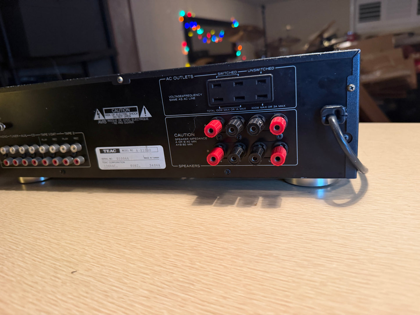 TEAC A-X1000 Audiophile DC Integrated Stereo Amplifier SERVICED Extremely Rare!