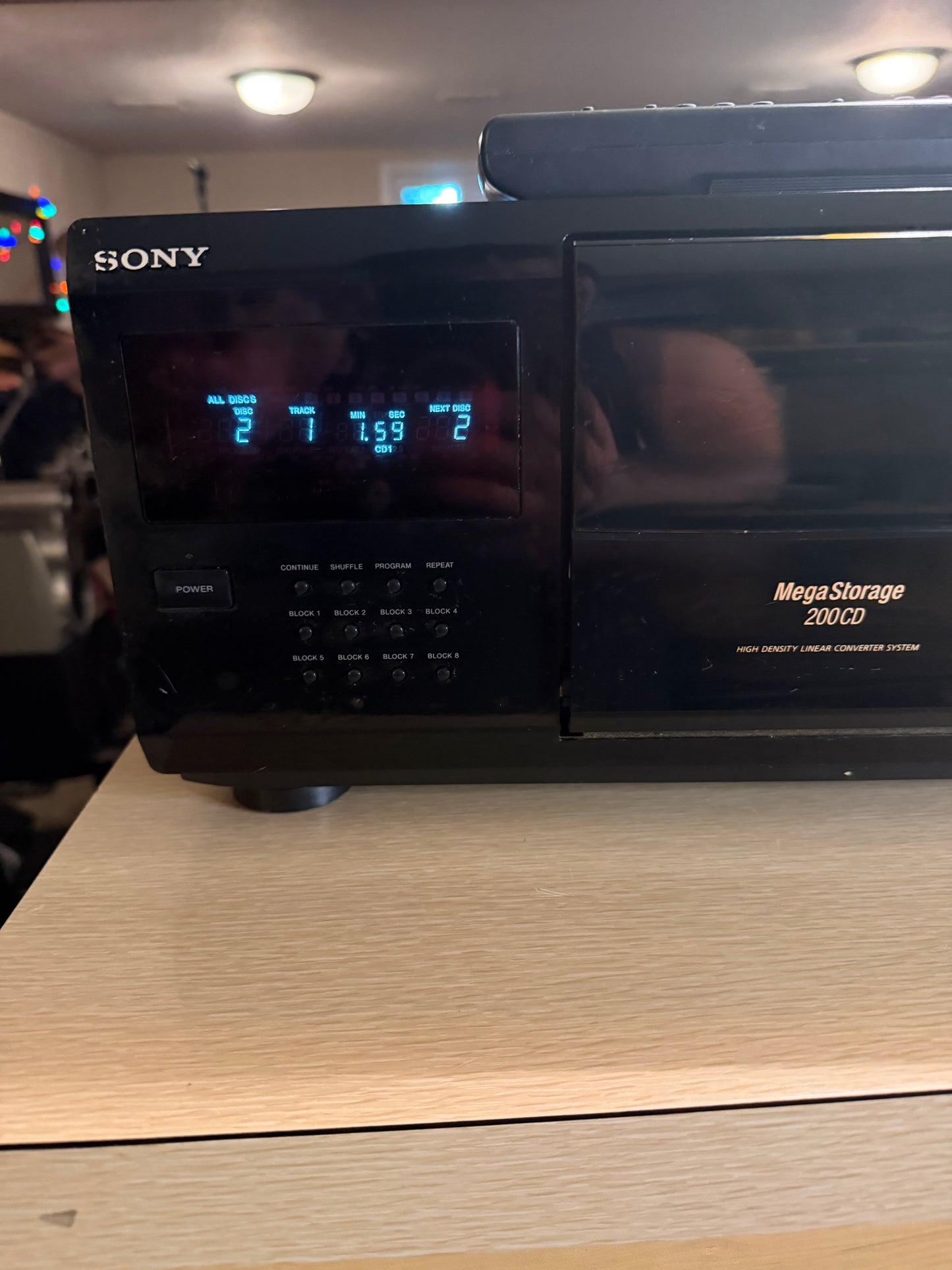 Sony CDP-CX200 Compact Disk Mega Storage 200 Cd Player W/ Remote Fresh Service🎶
