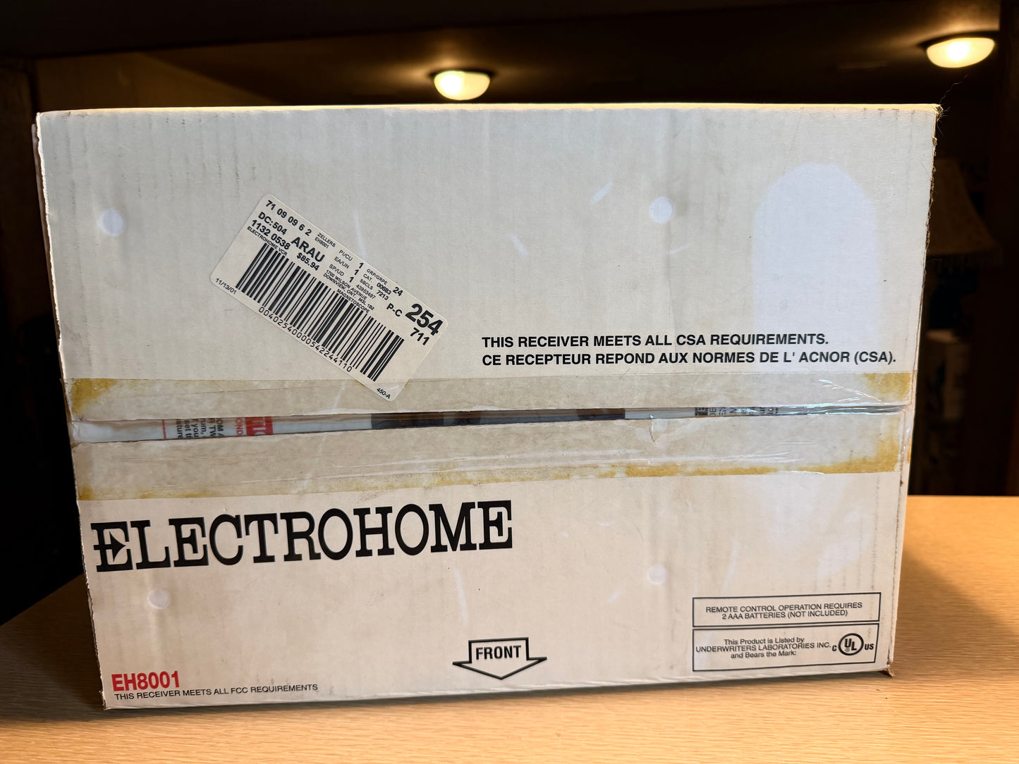 FACTORY SEALED🔥 Electrohome EH 8001 VCR VHS PLAYER Original Tape Seal Unopened