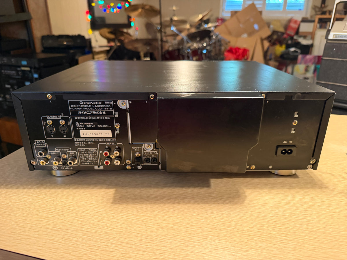 Pioneer CLD-R4-K LaserDisc CD Player LD Player Tested Working JDM With Remote🔥