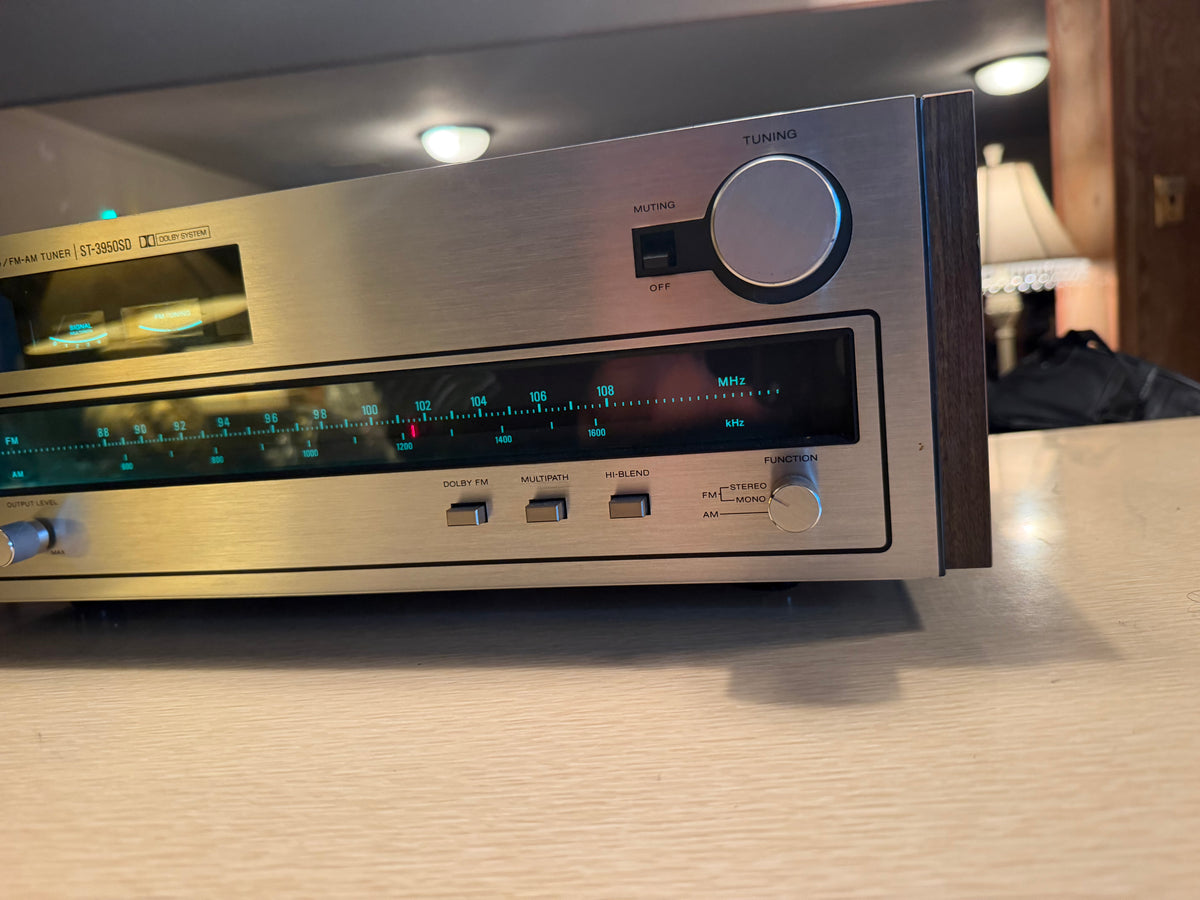 Sony FM Stereo FM-AM Tuner ST-3950SD Full Fresh Service Very Rare Beauty 🔥🎶