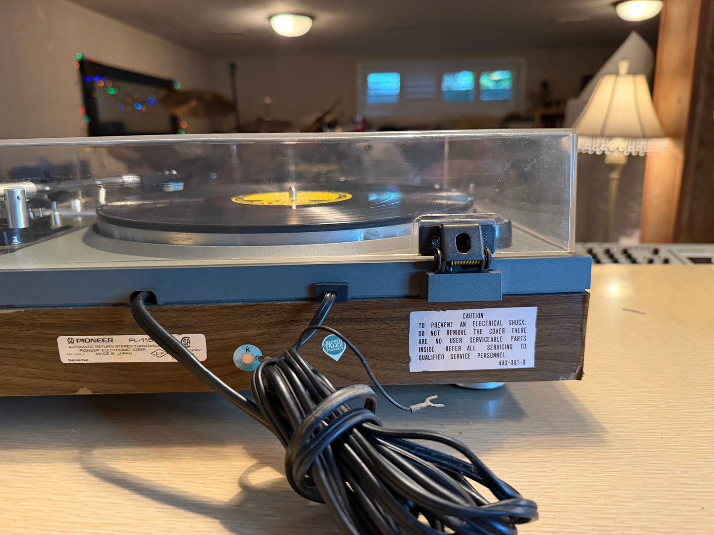 1976 Pioneer PL-115D Belt-Drive Turntable, New Belt + Stylus, Serviced Beauty🎶